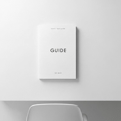 Digital guide or eBook mockup